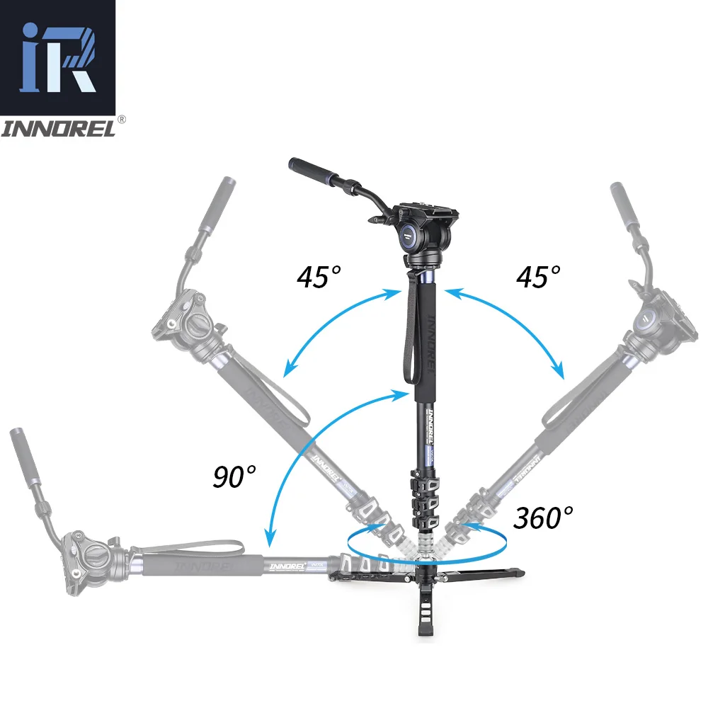  PW70 Mini Tripod Monopod Stand Base for DSLR Camera Gopro Cellphone Mount Metal Flexible Desktop Ta