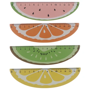 

Fruit Ruler 15cm Measuring Straight Rulers Drawing Tool Cute Plastic Ruler For Kids Student Gift Stationery School Supplies