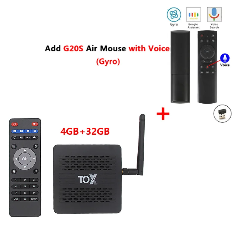 TOX1 Smart Tv Box Android 9.0 TV Box Amlogic S905X3 4GB 32GB Set top box 2.4G 5G WiFi 4K Bluetooth 1000M TV BOX best outdoor tv antenna TV Receivers