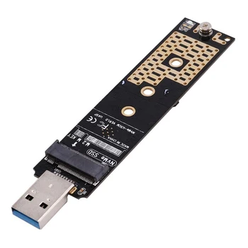 NVMe na USB Adapter RTL9210 Chip M 2 M2 SSD na USB 3 1 typ A karta NGFF PCIe na bazie M klucz czytnik dysków twardych tanie i dobre opinie VODOOL CN (pochodzenie) 1 8 Z tworzywa sztucznego NVMe to USB Adapter