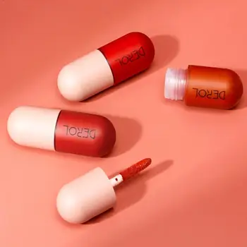 

3color Matte Lipstick Lasting Waterproof Non-stick Oil Nourish Moisturizing Nutritious Lip Cup Lips Lip Mineral Plumper Glo Y1K4