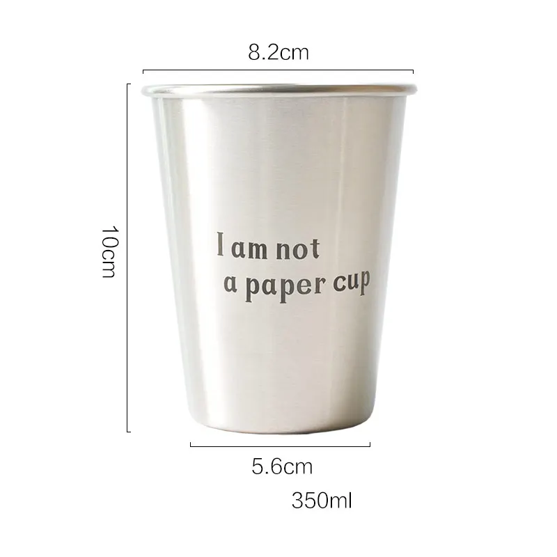 Buy 1 PC Декор в северном стиле дома уникальные чашки Посуда металлическая шпуля 304 кружки из нержавеющей стали Drinkbeker пива чашка, кофейная чашка кружка с ремнем - Цвет: Buy 1 PC