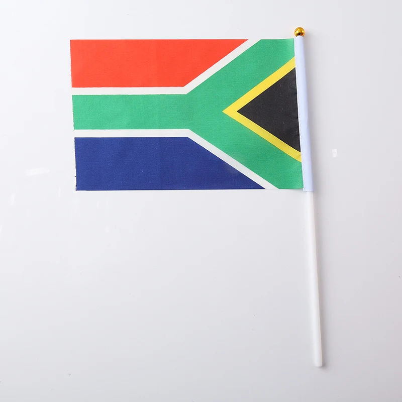 South Africa Canadian Flag Brazilian Flag Spanish Flag Italian Flag Print Stripes Fashion 30.5*21*0.5cm Terylene Nylon Nationalflag National - Цвет: South Africa