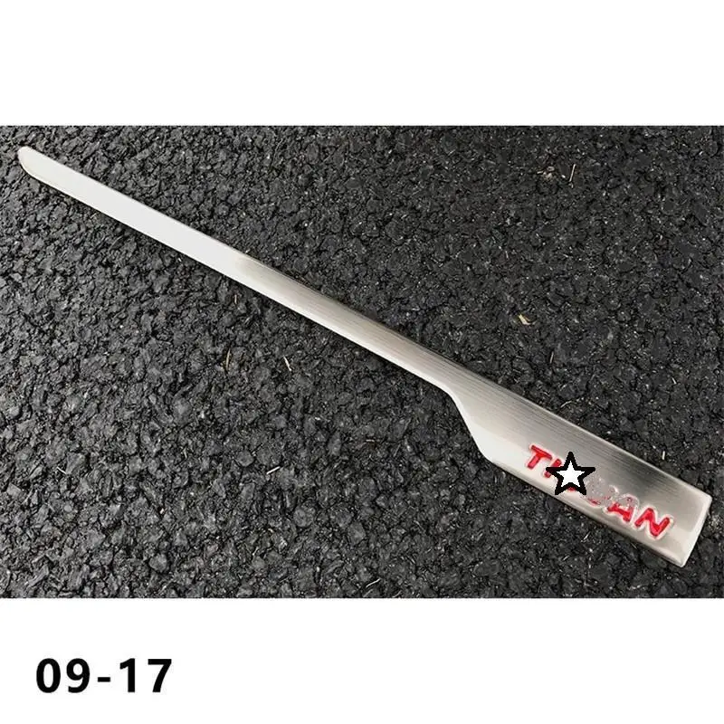 Автомобильная Модифицированная коробка для хранения, аксессуары для интерьера, наклейки, полосы, молдинги 09 10 11 12 13 14 15 16 17 для Volkswagen Tiguan