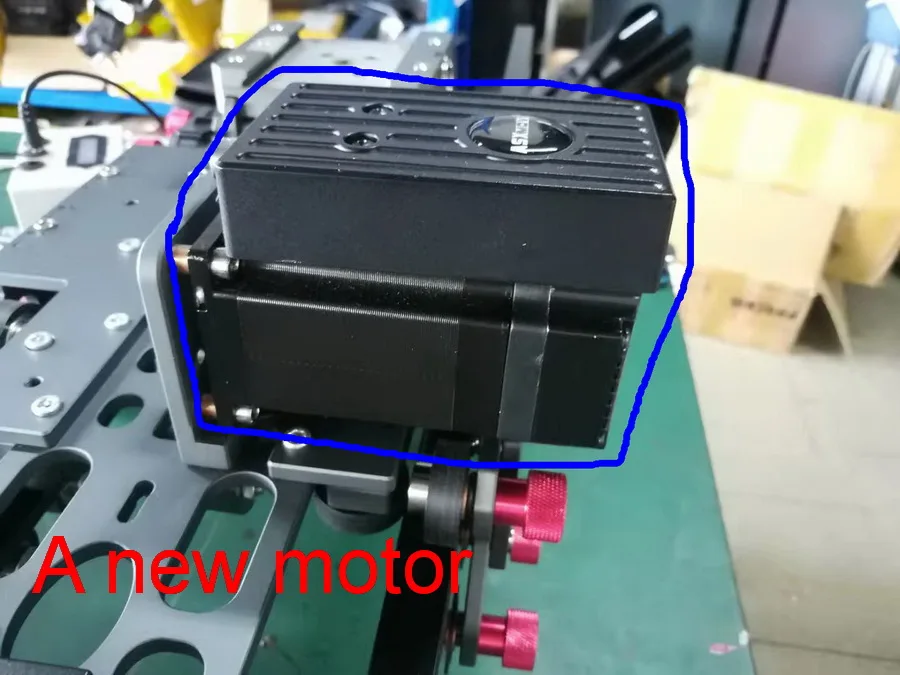 A new motor ASXMOV G5 алюминиевый Соединительный стабилизатор видео-пленки dslr видео Долли рельсовая система механизированная камера слайдер для DV видеокамеры - Цвет: A new motor