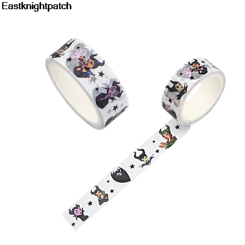 10 шт./лот Maleficent мультфильм kawaii DIY Ремесло Скрапбукинг липкий клей Васи бумага маскировки клейкие ленты наклейки E1136