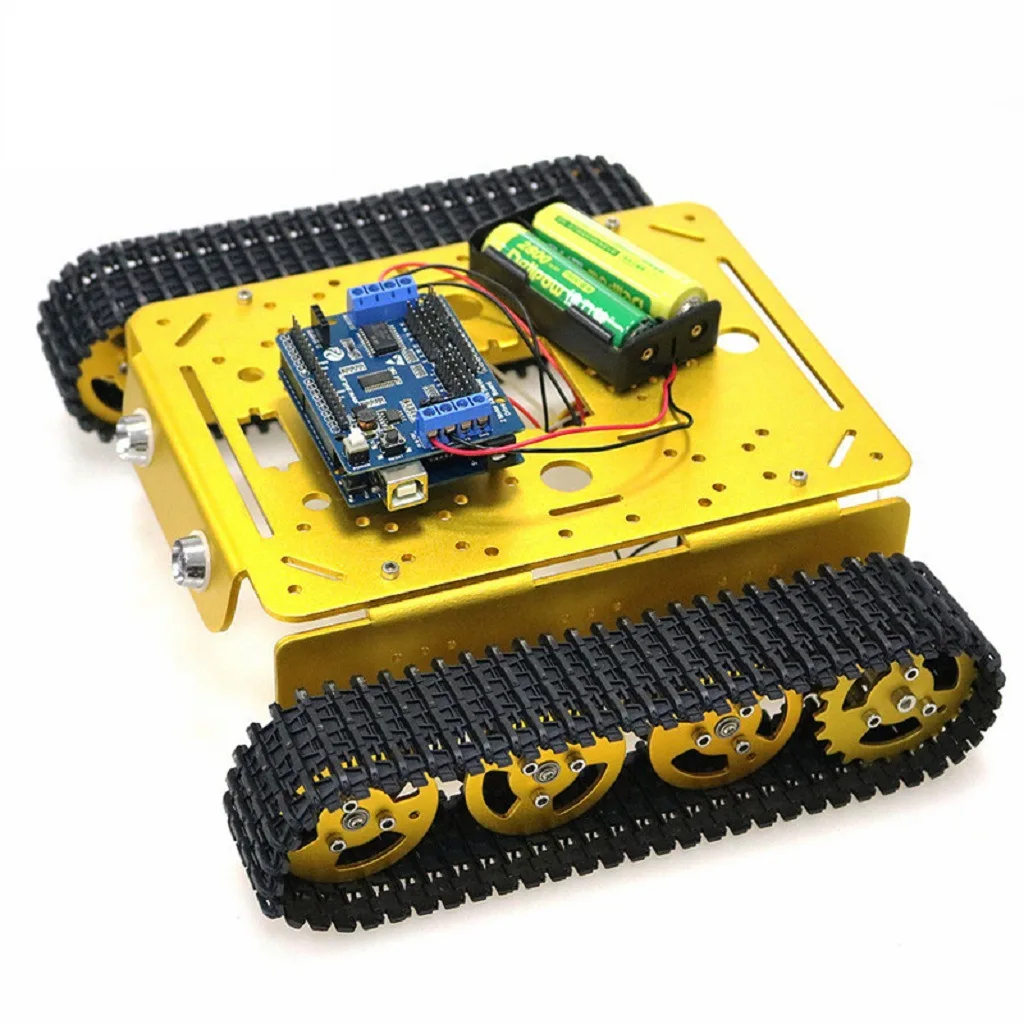 

Robot Tank Chassis Track Arduino Tank Chassis Raspberry DIY STEM Kit