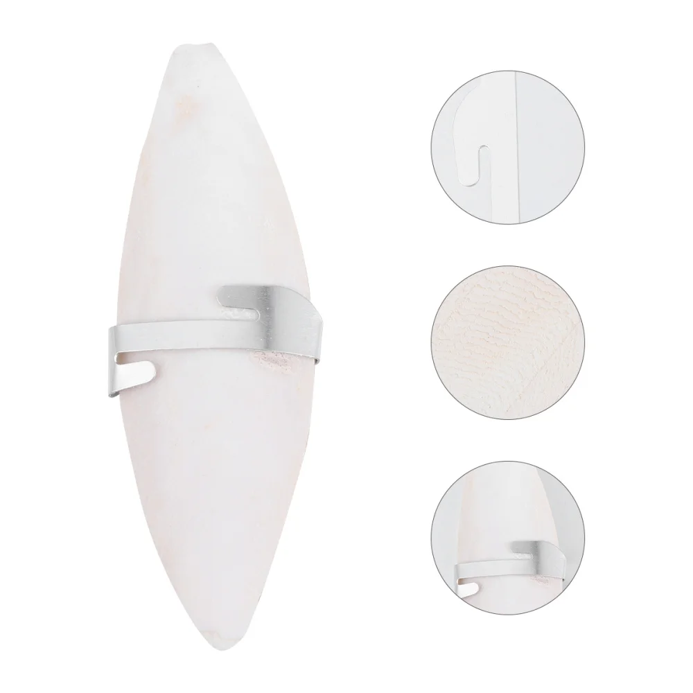 Juego de 6 piezas de hueso para masticar, jibión con soporte de Metal