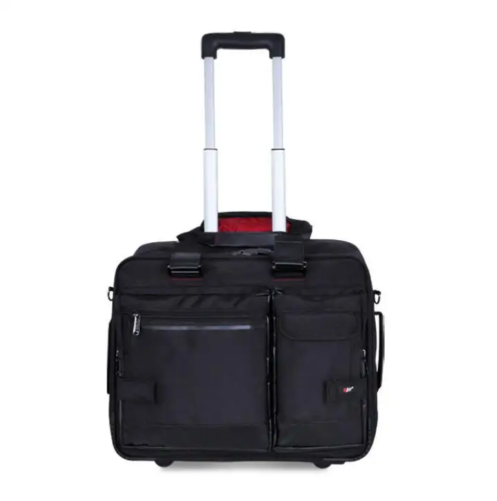 Oxford Trolley Travel Rolling Bag Carry On Luggage Case Suitcase