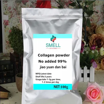

100g-1000g High quality, no additions Fish collagen powder 99%/jiaoyuandanbai/ Free shipping