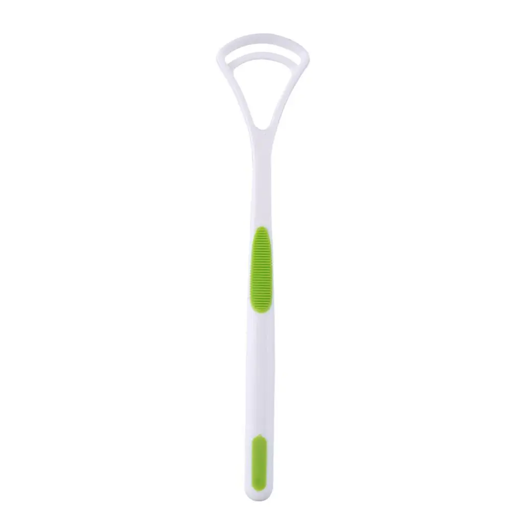 1 шт. кисть для языка скребок для чистки зубная щетка уход за полостью рта язык зубная щетка инструмент для чистки свежего дыхания - Цвет: Army Green