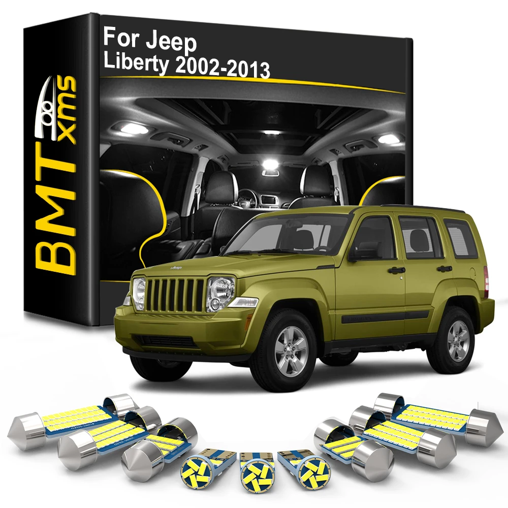 BMTxms luces LED para Interior de coche, accesorios para Jeep KJ KK 2002, 2003, 2004, 2005, 2007, 2008, 2010, 2012, 2013|Lámpara de señalización| - AliExpress