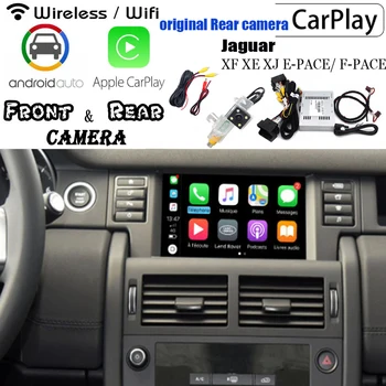

Wireless Carplay For Jaguar XF XE XJ E-PACE/ F-PACE 2010-2020 Rear Front camera Original screen adapter Interface Android carlif