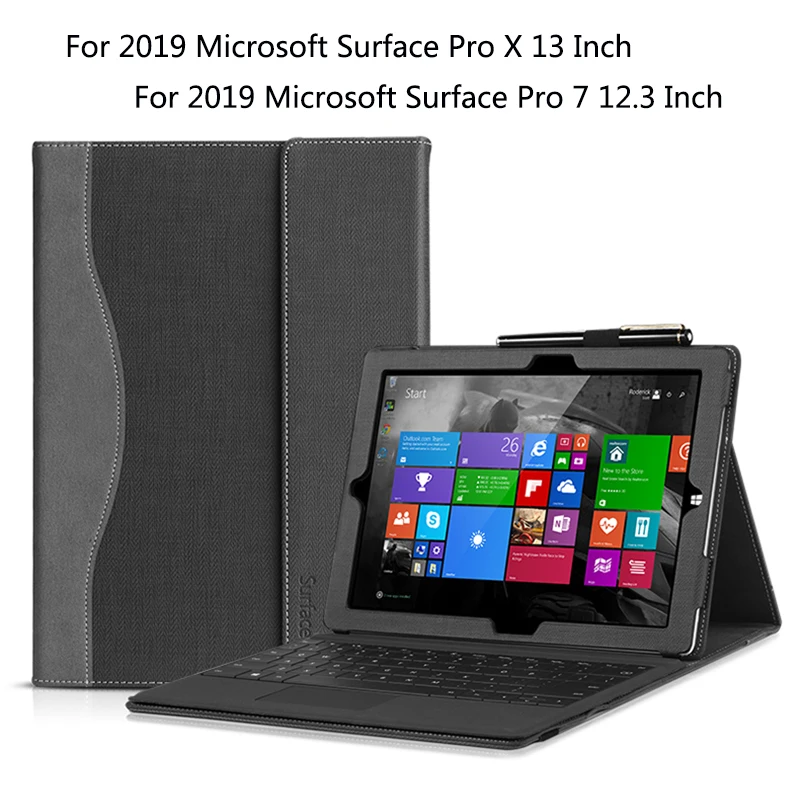 Чехол для планшета microsoft Surface Pro X 1" подставка из искусственной кожи чехол для ноутбука Surface Pro 7 12,3 дюймов новая сумка для ноутбука подарки