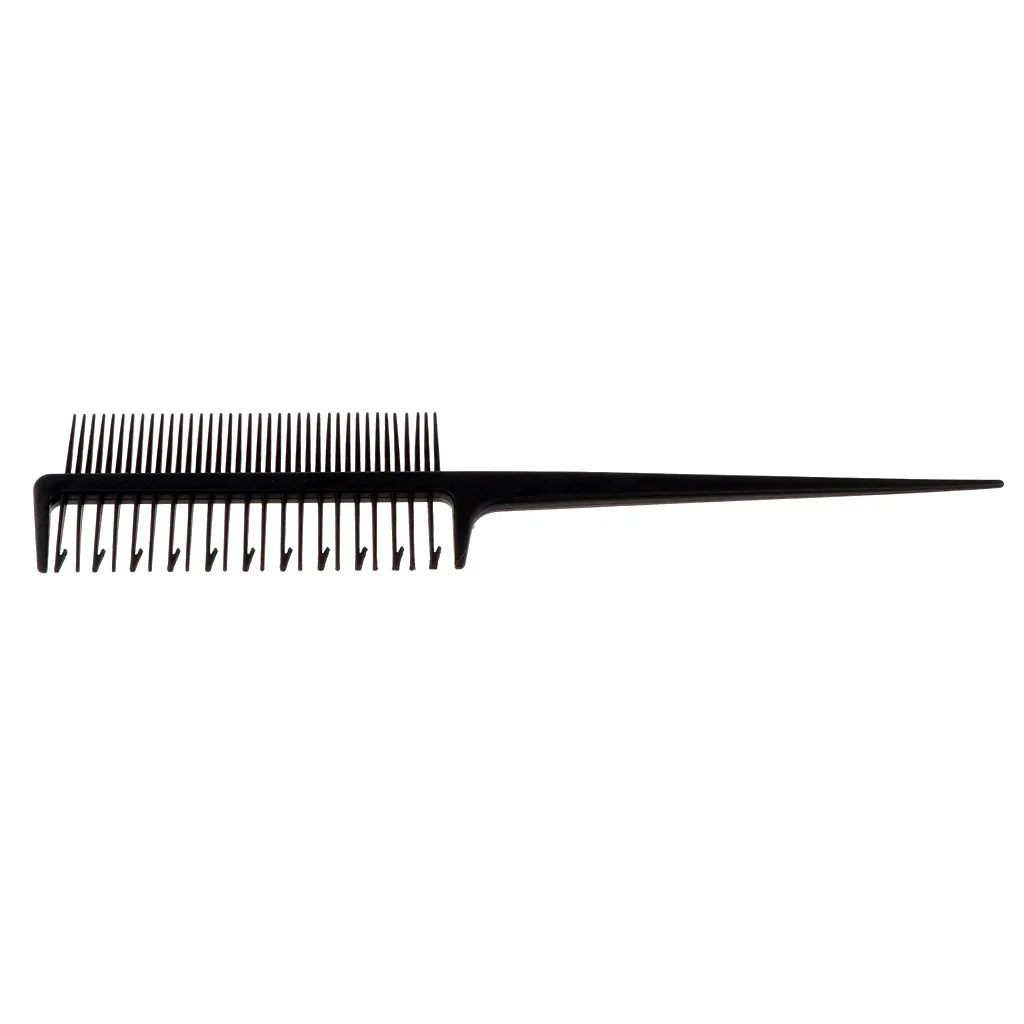 Professional 3-Way Weaving & Sectioning Foiling Comb for Hair Coloring, Highlighting & More