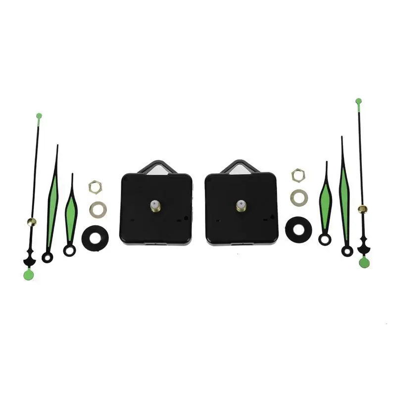 New-2pcs светящиеся стрелки DIY кварцевые часы механизм шпинделя ремонтный набор инструментов