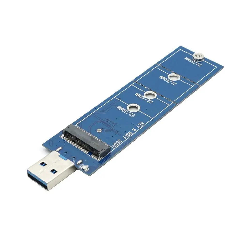 M.2 к USB3.0 адаптер B Ключ M.2 SSD адаптер USB 3,0 USB к 2280 M2 SSD накопитель адаптер NGFF конвертер ридер карта