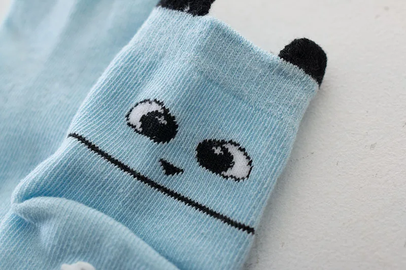 

Kacakid Spring And Autumn New Style Children's Socks Men And Women Baby Cotton Socks with Big Eye Cat Ear Short Socks Infants Sl