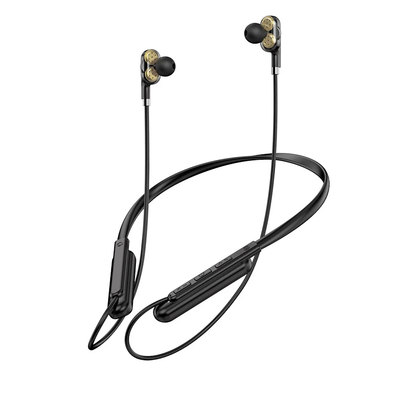 

Four Horn Wireless Motion Earphone Subwoofer Dual Motion Ring Wireless Bluetooth Headset 5.0 Plug-in Motion Earphone