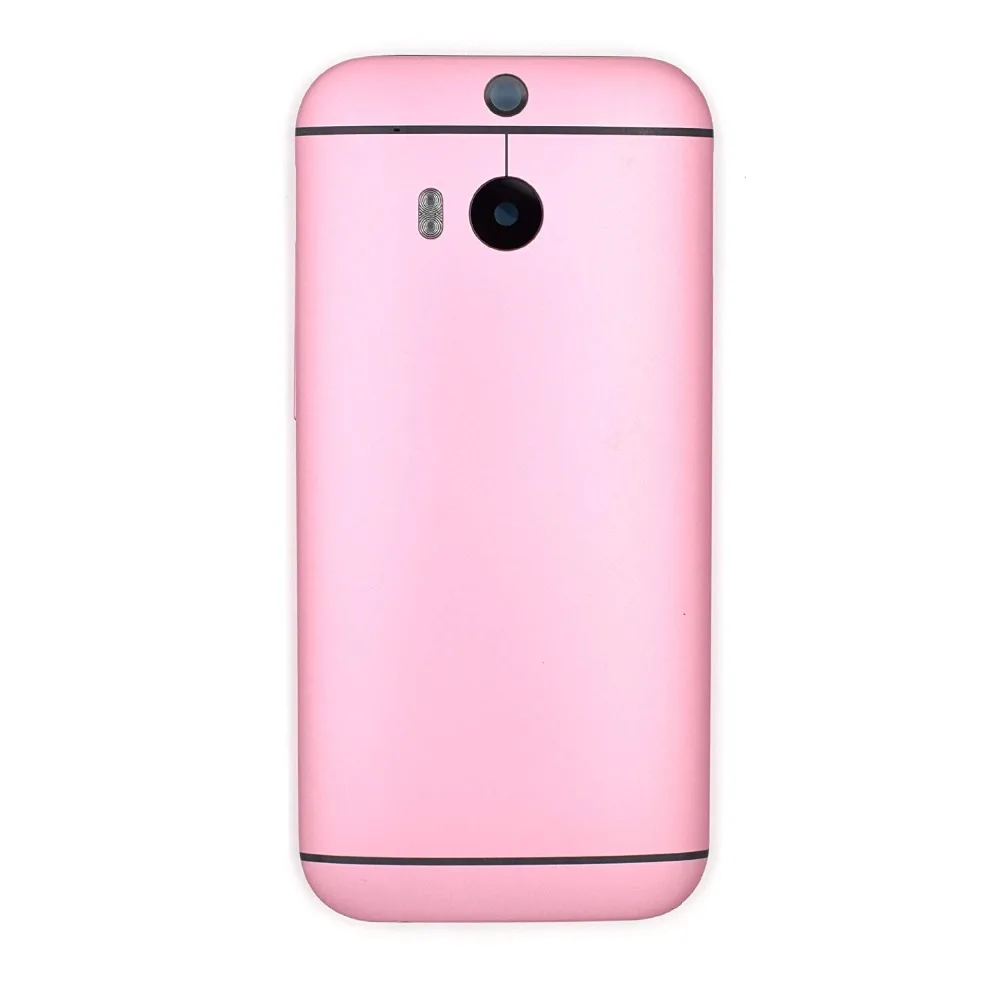 С NFC гарантия Батарея Крышка для htc один M8 задняя Корпус чехол с кнопка регулировки громкости Камера объектив 831C черный, серебристый цвет золото