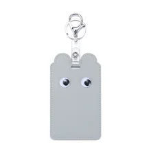 1/2 шт. значок держатель для карт аксессуары ID держатель для карт милые кредитные карты двери автобуса карты чехол милый брелок для ключей для Для мужчин и Для женщин