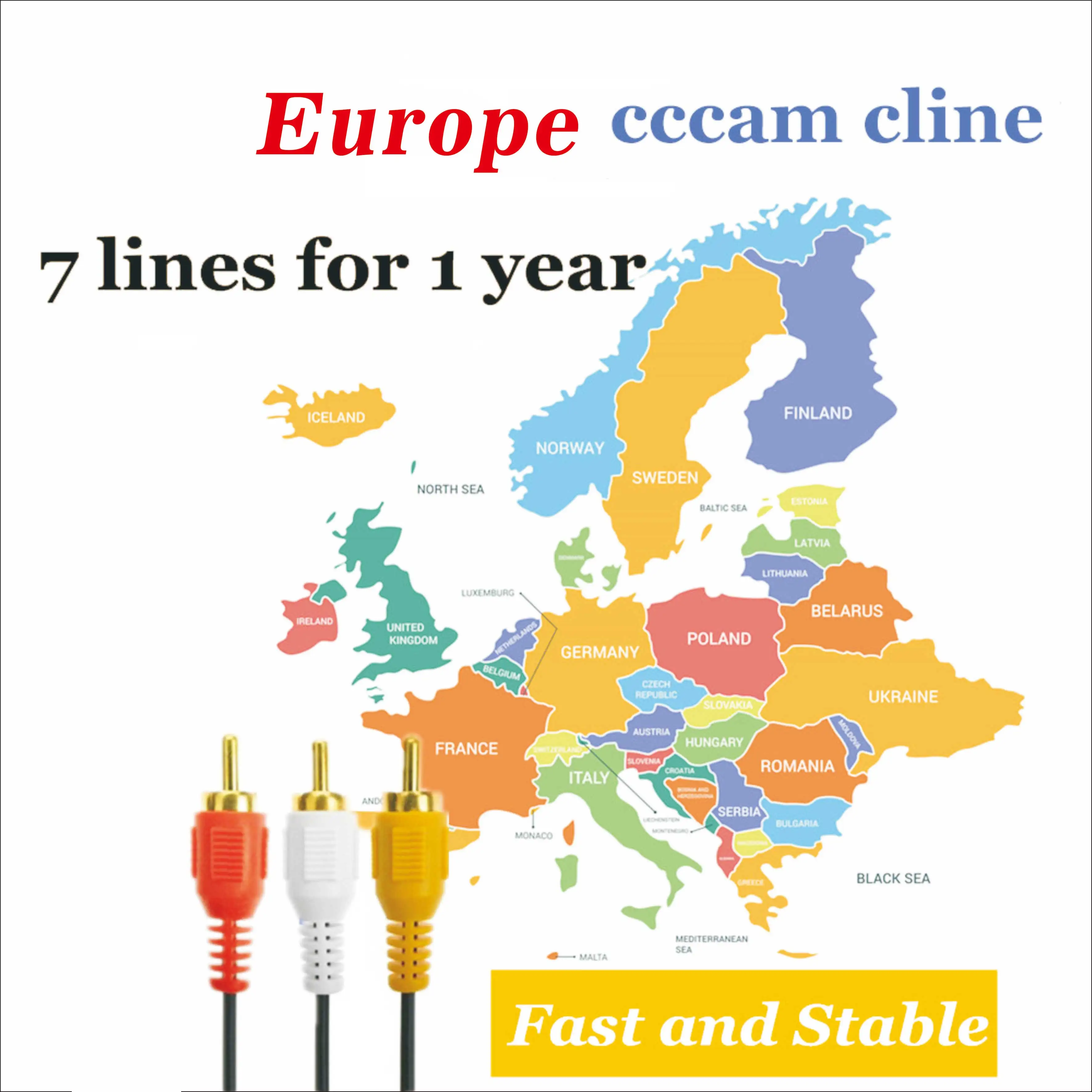 

Stable 7 Cccam cline Spain/Poland/Portugal/Germany Oscam cline used in DVB-S2 satellite receiver full hd V9 super