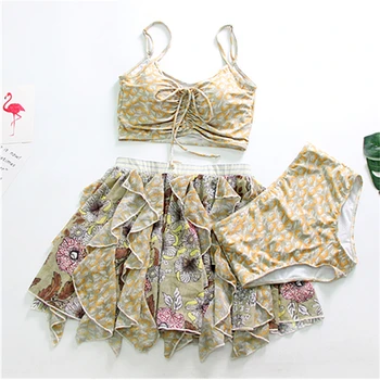 

Staerk Sexy Push Up Bikinis Set Swimwear Women Swimsuits Bathing Suit Women Halter biquini Print Beach Wear Swimsuit