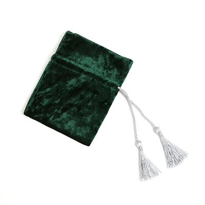 Navy velvet pouch Роскошные 10 шт./партия бархатные мешочки с кисточками для Вельветовая сумка для драгоценностей упаковка ювелирных изделий на шнурке рождественские сумочки для упаковки подарков и мешков - Цвет: Navy velvet pouch