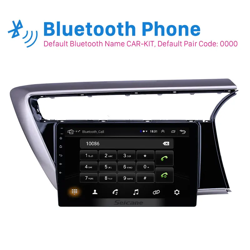 

Seicane Android 9.1 car GPS Radio 10.1 inch for 2018 Proton Myvi With 2.5D screen Multimedia support Carplay TPMS Digital TV