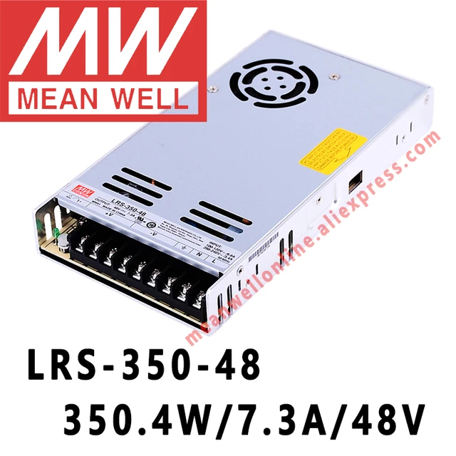 MeanWell LRS-350-48 Power Supply - 48V - 350W