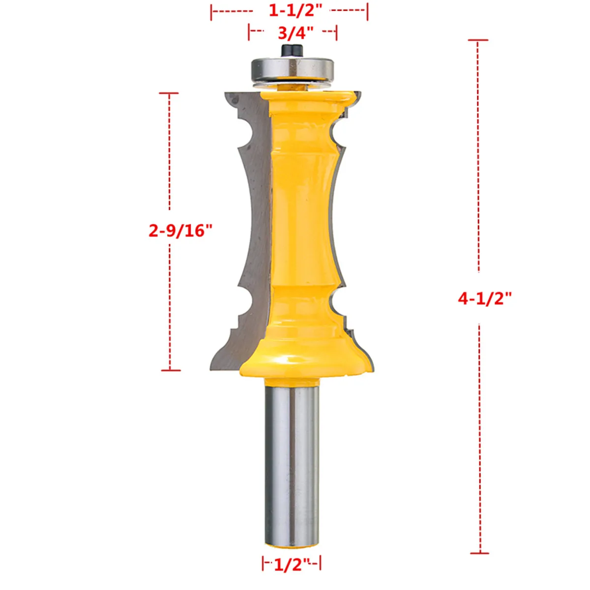 

Door & Drawer Molding Router Bit Set 1/2" Shank Line knifes Woodworking cutter Tenon Cutter for Woodworking Tools