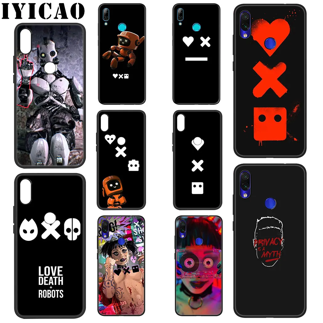 Мягкий силиконовый чехол IYICAO Love Death &amp Robots для Xiaomi Redmi Note 5 6 7 8 Pro 5A Prime 4X | Мобильные