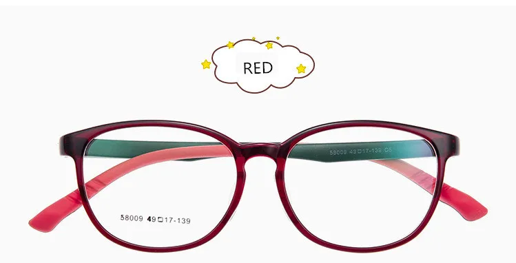 Марко де гафас из силикона Ultraligero Para De Gafas De especjo Para nignos TR90 - Цвет оправы: C6