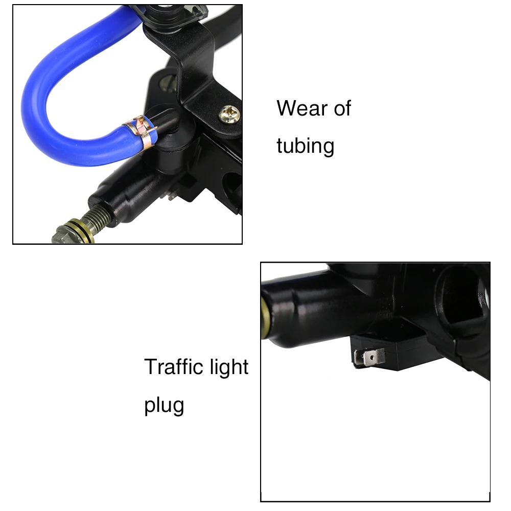 ZSDTRP мотоцикл 22 мм тормозной насос+ бутылка Besar титановый Кронштейн Набор универсальный для Y15ZR/LC150/125Z/RS150