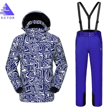 

2019 Hot Brand Warm Winter Ski Suit Set Men Windproof Waterproof Skiing Snowboarding Suits Set Male Outdoor Ski jacket + Pants