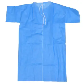 

1PC Disposable Isolation Gown Lightweight Coverall Safety Protection Clothes for Elderin stock