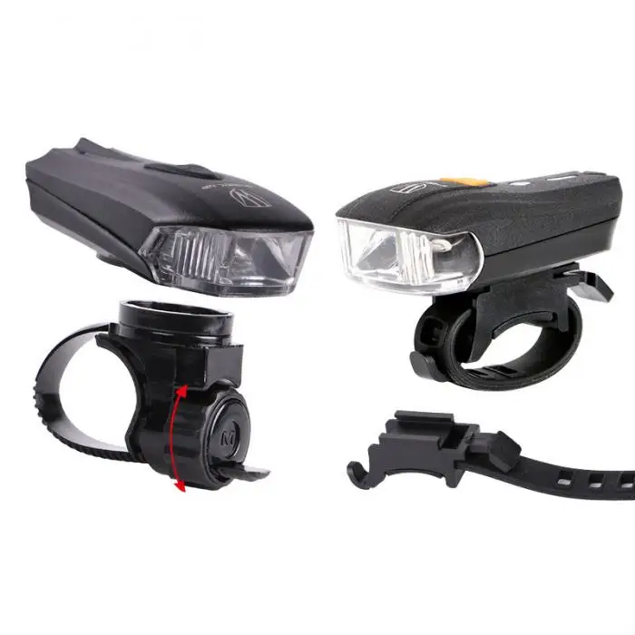 Excellent Wheel Up Bicycle Light USB Rechargeable 4 Mode Bike Front Light Lamp Bicycle Headlight Safety Warning Cycling Portable Light  JC 5