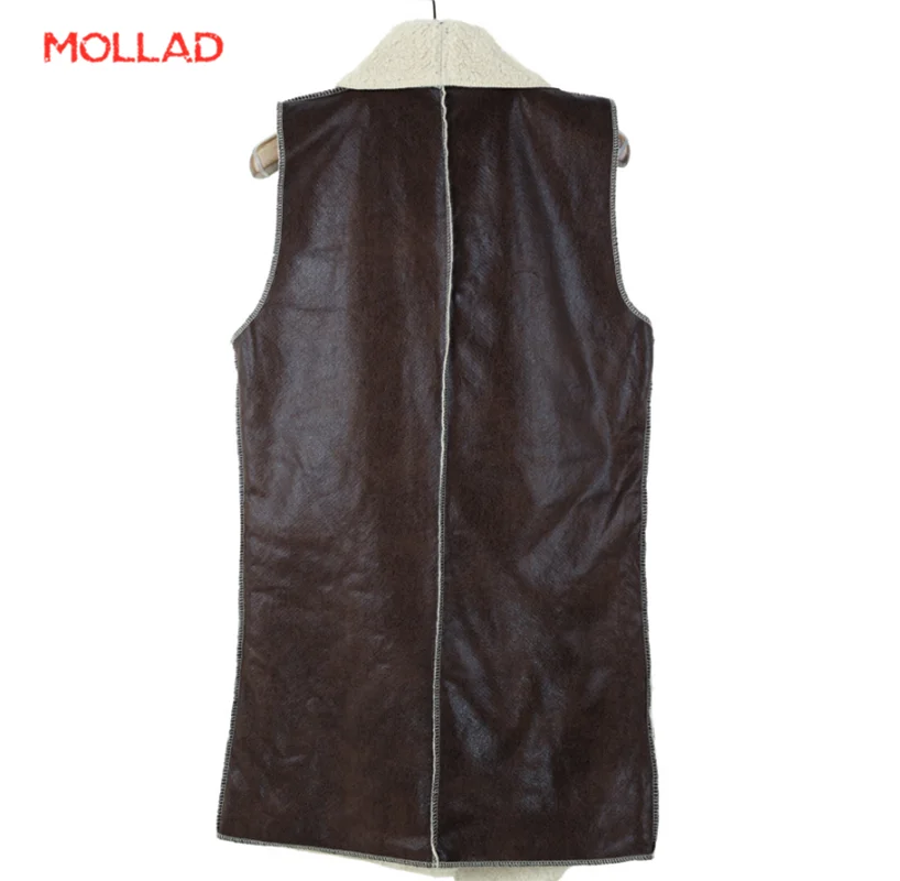 Molad/осенне-зимний модный шерстяной Теплый длинный жилет