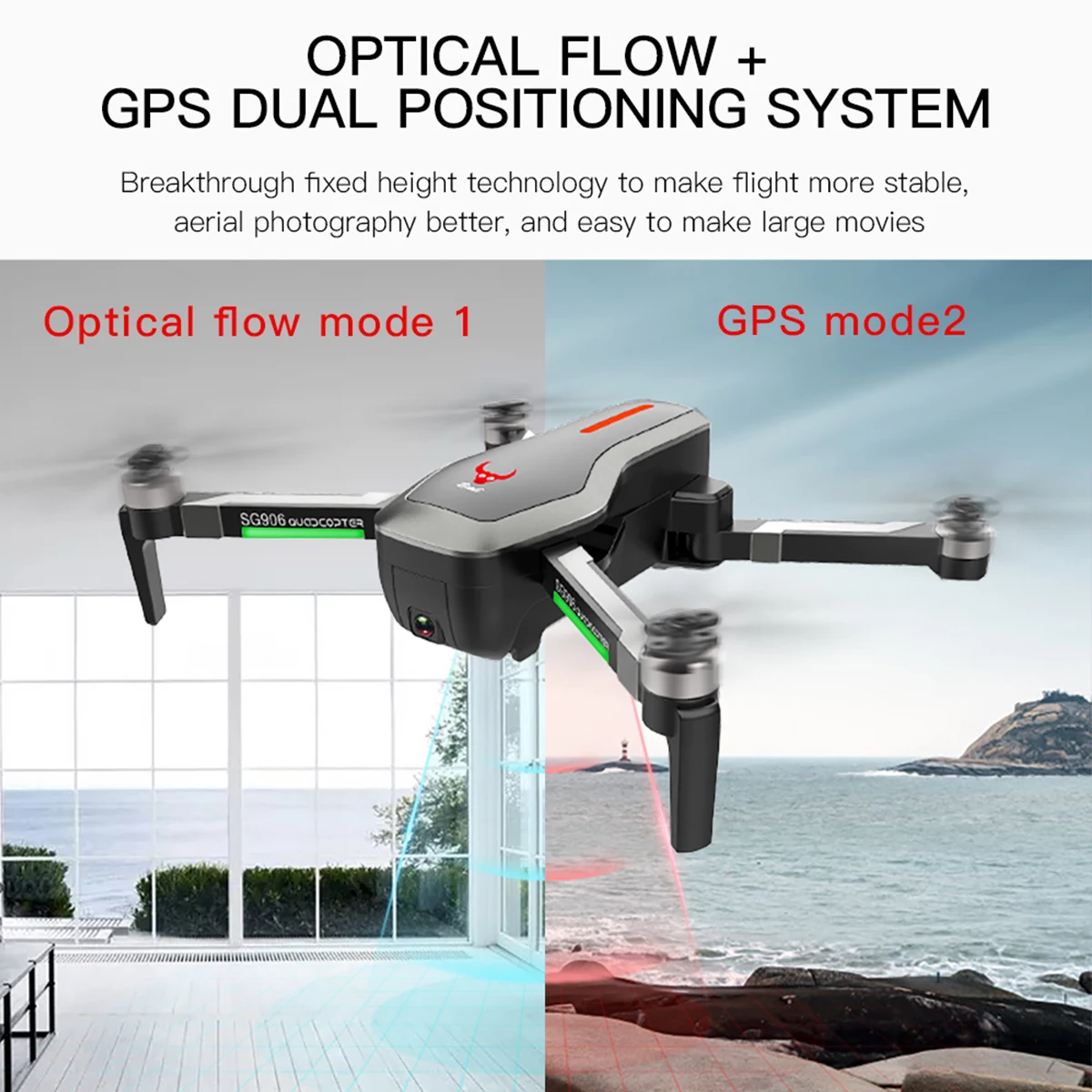 SG906 мини Дрон GPS 5G wifi камера Дрон 4K бесщеточный селфи RC Дрон FPV Дроны с камерой HD RC вертолет Квадрокоптер