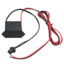 Mini controlador de energia de fio, controlador de driver de fio neon 12v para 1-10m led inversor de luz adaptador de fonte flexível neon