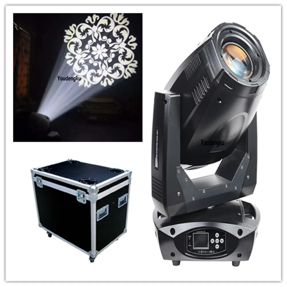 

4pcs with flightcase 300W 3-in-1 led moving head rotation gobo led spot 300W moving head christmas decoration light