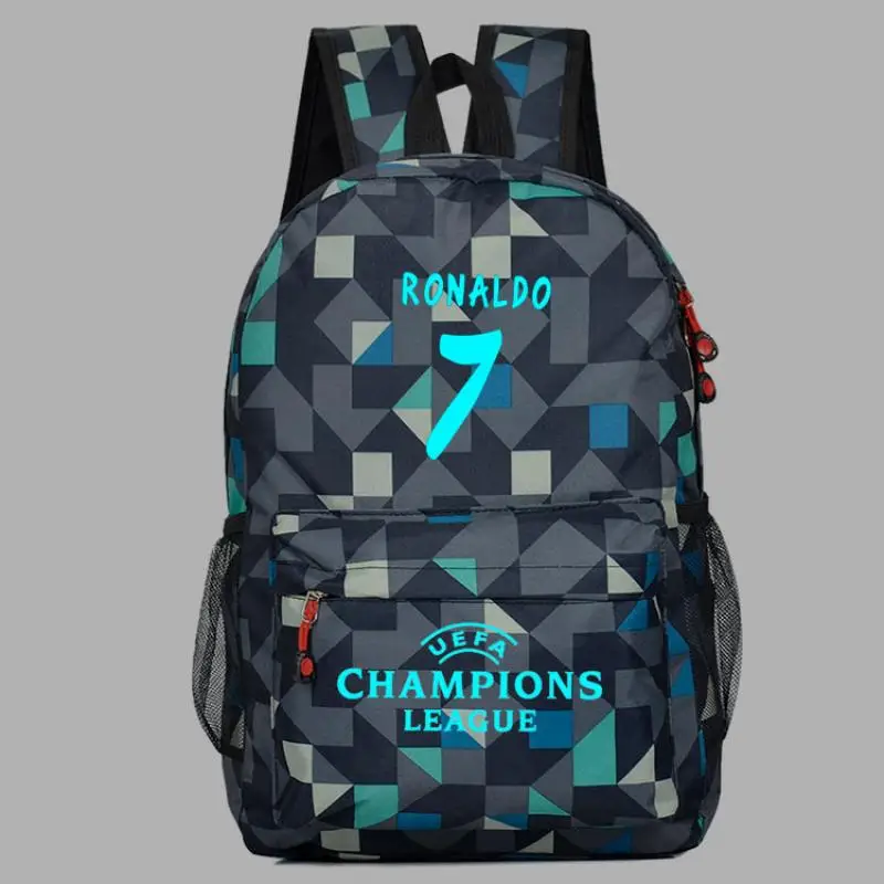 

Outdoor Sports Backpack Ronaldo 7 Men And Women School Shoulder Bag For Student Canvas Bags