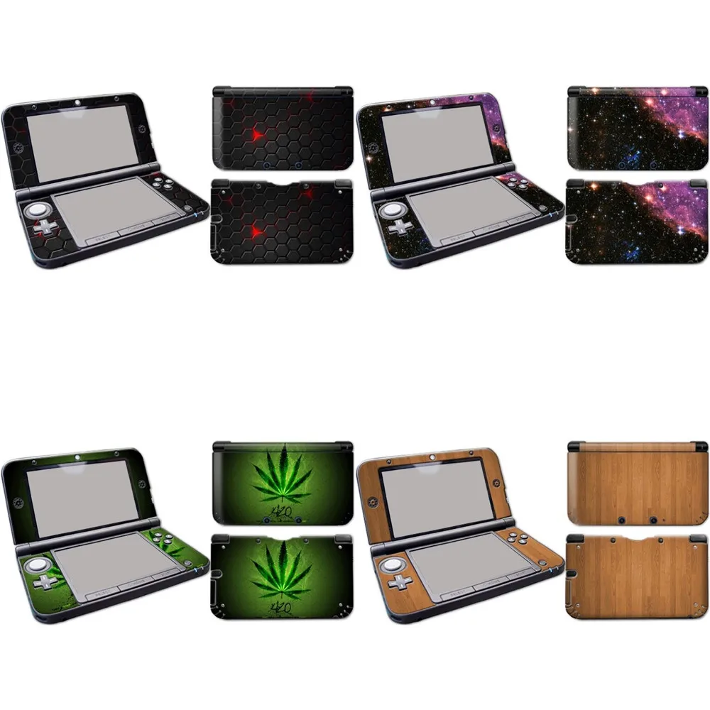 Цветочный стиль виниловая кожа стикер протектор для 3DS LL наклейки s|protector