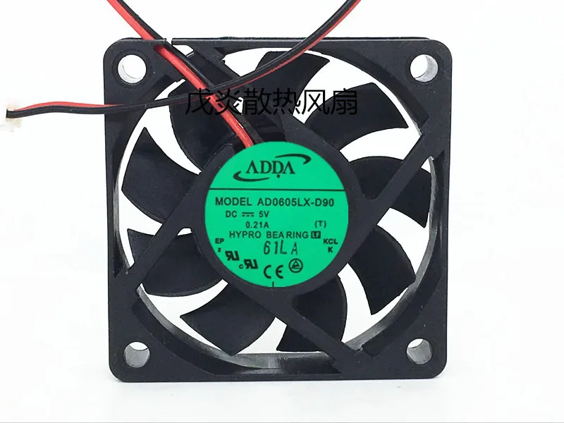 Новинка Бесплатная доставка для ADDA AD0605LX D90 60*60*1 5 мм 5V 0.21A Dahua вентилятор DVR