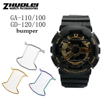 

Silicone rubber Strap accessories for Casio G-SHOCK GA-110GA-400 GD GAX-100 DW/G-5600GW-M5610-5000 DW-9052 steel bumper ring