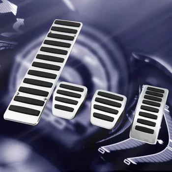 

Car Footrest Clutch Gas Accelerator Brake Pedals Pad no drilling for VW Golf GTI R(2014-2017) Passat(2016-2017) MK7 Manual Auto