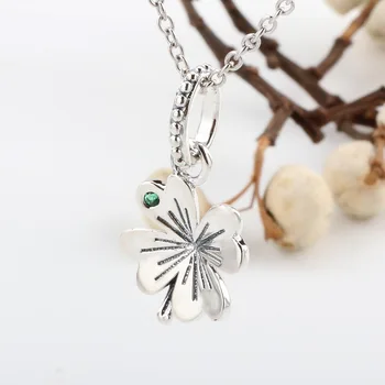 

Authentic 925 Sterling Silver Charm Creative Lucky Clover Fashion Pendant Fit Pandora Women Bracelet & Necklace Diy Jewelry