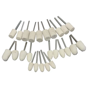 

25x felt polishing points set reminders polishing wool diameter 3mm