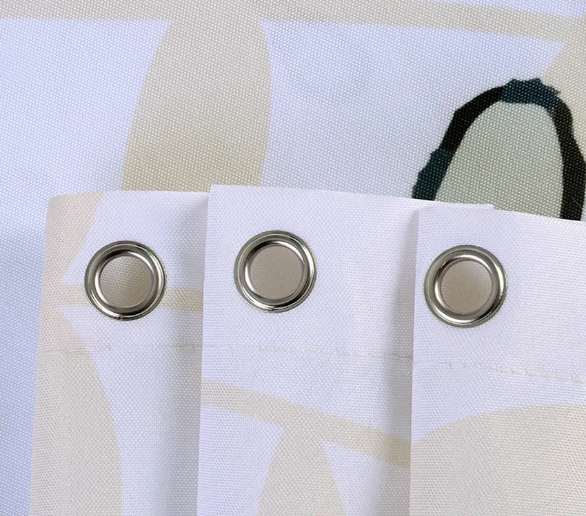 Skup Zasłona prysznicowa kreskówka kurtyny kąpielowe wanna do łazienki wodoodporna 100% poliester pokrywa kąpielowa bardzo duża szeroki z 12 sztuk haki