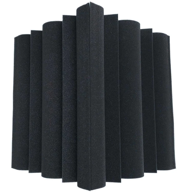 

4 pcs Corner Bass Trap Acoustic Panel Studio Sound Absorption Foam 12*12*24cm